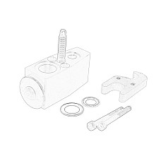 Supapa expansiune, clima Air-conditioning expansion valve FORD C-MAX II FOCUS III FOCUS III/KOMBI GRAND C-MAX KUGA II TRANSIT CONNECT TRANSIT CONNECT V408/MINIVAN 1.0-Electric 04.10- OE FORD 2007024