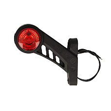 Lampa gabarit Outline marker lights L Red/White LED 12/24V WAS 578BCL W77.2RF