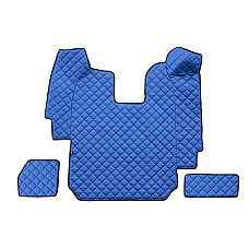 Covor compartiment picioare F-CORE pentru tunelul central cantitate in set 3 szt. material - piele matlasata eko culoare - albastru transmisie automata SCANIA PGRT 03.04- F-CORE F-CORE RH03 BLUE