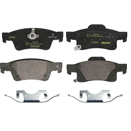 Set placute de frana Spate JEEP GRAND CHEROKEE IV 3.0D-6.4 11.10- TEXTAR 2519603