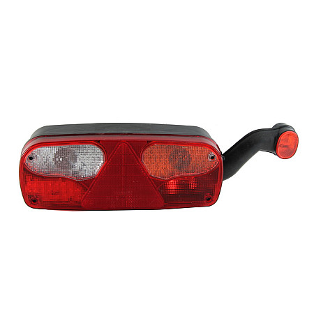 Stop spate Rear lamp R ECOPOINT I LED 24V with stop light parking light triangular reflector with extension arm lamp LED position lights ASPOCK A25-2610-707