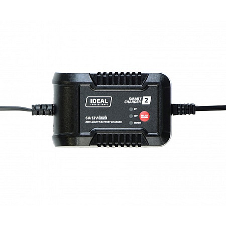 Aparat de incarcat bateria de acumulatori Battery charger charging voltage: 6/12 V IDEAL charging current: 2A power supply: 230V battery type: AGM/GEL/MF IDEAL SMART2