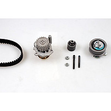 Set pompa apa + curea dintata Set de distributie curea + intinzator + pompa de apa  AUDI A2 SEAT AROSA IBIZA III SKODA FABIA I FABIA I PRAKTIK VW JETTA III LUPO I POLO POLO IV 1.2D/1.4D/1.9D 01.99- HEPU PK05540