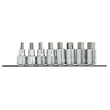 Set chei tubulare Mufe de biti setate omogen TOPTUL GBAG0801