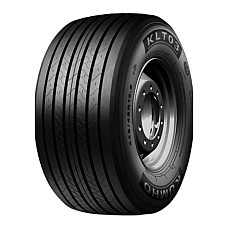 Anvelopa semiremorca LKW 2220033 KLT03 KUMHO Truck tyre Long distance Semi-trailer 3PMSF 160K labels: fuel efficiency class - C wet grip class - B rolling noise and resistance measuring class - 73 dB B snow grip - KUMHO 385/65R22.5 CKU KLT03