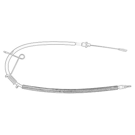 Cablu, frana de parcare Handbrake cable in the back R FORD TOURNEO CUSTOM V362 TRANSIT CUSTOM V362 TRANSIT V363 2.0D/2.2D 04.12- OE FORD 2221691