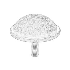 Suport arc, brat triunghiular Perna de cauciuc pentru frunze OE ISUZU ISU8980403230