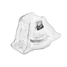Suport motor Engine mount front R hydraulic RENAULT GRAND SCENIC II MEGANE II SCENIC II 1.9D/2.0 11.02- OE RENAULT 82 00 549 046
