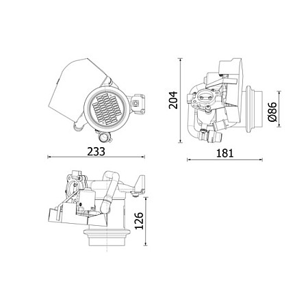 Radiator, recirculare gaze de esapament EGR module module with radiator AUDI A1 SEAT IBIZA IV IBIZA IV SC IBIZA IV ST VW POLO POLO V 1.0/1.6D/1.8 11.14- MAHLE CE 40 000P