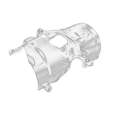 Carcasa catalizatorului Protectii termice pentru convertoare catalitice spate CITROEN BERLINGO MULTISPACE BERLINGO/MINIVAN C2 C3 I C3 PICASSO C4 C4 GRAND PICASSO I C4 I C4 PICASSO I 1.6D 11.03- OE PEUGEOT 1723AX