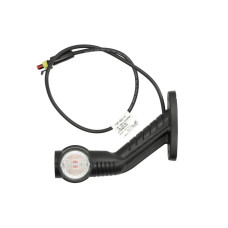 Lampa gabarit Outline marker lights R SUPERPOINT III orange/red/white LED surface hose length 500 on long arm 24V with a plug connector: SUPERSEAL 2PIN SUPERPOINT III SCHMITZ ASPOCK A31-3303-054