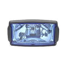 Far Universal headlamp L/R long-range H3/T4W 12/24V width 220mm height 123mm blue plastic neagra position lights wire 0.15m WESEM HP5.40786.01