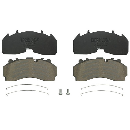Set placute frana,frana disc Brake pads set front/rear MERITOR SCANIA LPGRS DC07.108-OC13.101 09.16- DANBLOCK DB 2933282