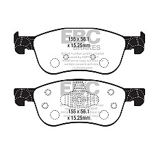 Set placute frana,frana disc Brake pads - tuning Yellow Stuff road approval FORD FIESTA VI FIESTA VII 1.0-1.5D 09.12- EBC POLSKA DP42353R