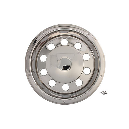 Capac roata Wheel cap rear material: stainless steel height13cm rim diameter: 225inch hollow with holes CLAMP CL22.5HR-COV
