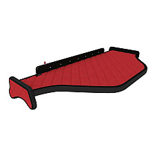 Raft interior cabina ofer Raftul cabinei mijloc Panou LED lumina alba cabina culoare: rosu serie: ELEGANCE DAF F-CORE F-CORE FT03 RED