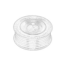Rola ghidare/conducere, curea transmisie Poly V-belt pulley ALFA ROMEO GIULIA GIULIETTA/HATCHBACK STELVIO FIAT DUCATO TIPO JEEP CHEROKEE LANCIA DELTA III SUZUKI SX4 S-CROSS 1.6D-2.2D 08.08- CHRYSLER 51856150