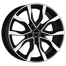 Janta aliaj PKW Verificati kit-ul de montare al jantei 65x16 5x1143 CH 76 ET: 40 Janta aluminiu  MERCEDES A V177 A W168 A W169 A W176 01.70- MAK Highlands W Oglinda neagra MAK F6560KOBM40FF