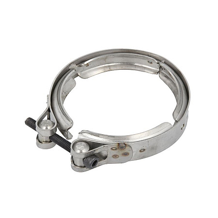 Colier, sistem de esapament Exhaust system clasp 126mm stainless steel width: 25mm RVI VOLVO CLAMP CL000VO