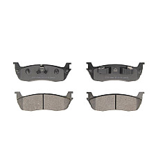 Set placute de frana Spate EN no ECE R90 certification FORD USA EXPEDITION F-150 F-250 LINCOLN BLACKWOOD NAVIGATOR 4.2-7.3D 10.91-08.05 USA PMD711AT