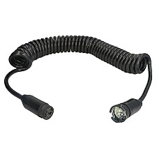 Cablu infasurat Sirma electrica spiralata poliuretan lungime de lucru 45m lungime maxima 52m dopuri numar pini: 17 numar cabluri: 1x15+3x25+7x1mm ASPOCK A65-1022-027