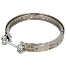 Colier, sistem de esapament Clema de esapament 151mm-127mm aluminiu VOLVO B12 FH D13A400-TD123ES 01.92- DINEX DIN80921