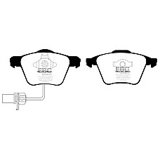 Set placute frana,frana disc Brake pads - tuning Ultimax road approval AUDI A4 B6 A4 B7 A4 B8 A6 ALLROAD C6 A6 C5 A6 C6 A8 D3 SEAT EXEO EXEO ST 1.8-4.2 11.98-05.13 EBC POLSKA DP1495