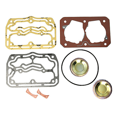 Set de reparaie, compresor aer comprimat Kit reparare compresor WABCO potriveste 911 504 504 0 dopuri de inghet sigiliu DAF XF MOTO-PRESS RMPSW24.0