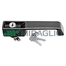 Maner usa Fata Dreapta cu cheie extern cu incuietoare negru IVECO DAILY I 2.4D/2.5D 01.78-12.89 MIRAGLIO 80/264