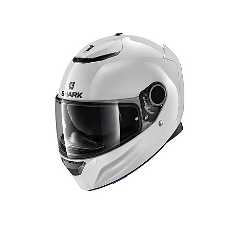 Cati integrale Casca casca cu fata intreaga SHARK SPARTAN BLANK culoare alb marime XS SHARK HE3430E-WHU-XS