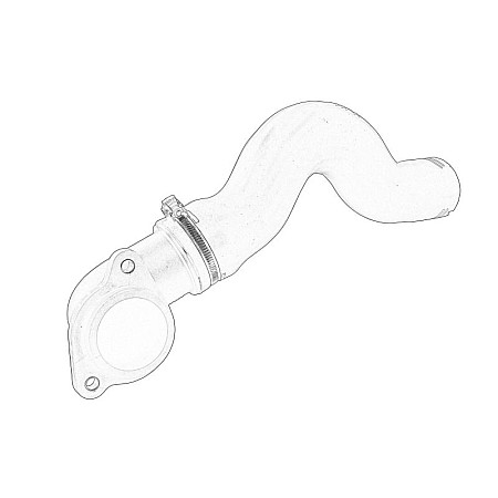 Furtun ear supraalimentare intercooler Stanga Superior FIAT CROMA 1.9D 06.05- OE FIAT 51790614