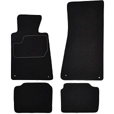 Covoras podea textil Floor mats Velours 4 pcs front/rear set colour neagra BMW 5 E34 06.87-07.96 Saloon MAMMOOTH MMT A041 BM140 PRM 01