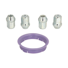 Trusa de montare a jantei de aliaj Fitting kit FZ10 63.3-60.1 N D2 60 cone M12x125 1 kit / 1 wheel - 4 holes ITWHEELS ITW49033