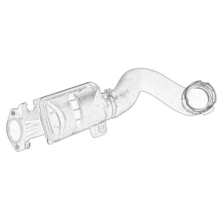 Furtun ear supraalimentare intercooler superior turbina - conector furtun ALFA ROMEO GIULIETTA 2.0D 04.10-12.20 OE FIAT 50520795