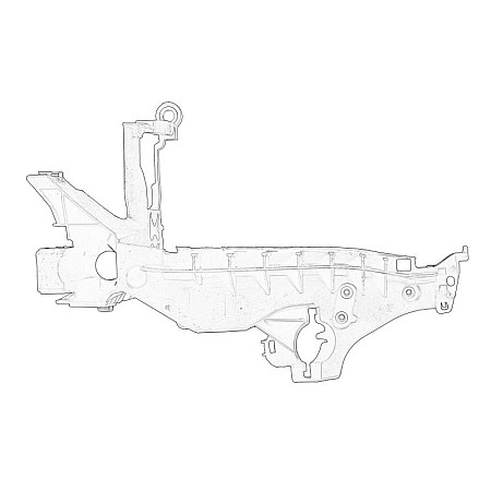 Centura/Grinda/Intarirea centurii Headlight reflector mounting header panel L lower part plastic AUDI A4 B8 11.11-05.16 OE VW 8K0 805 607B