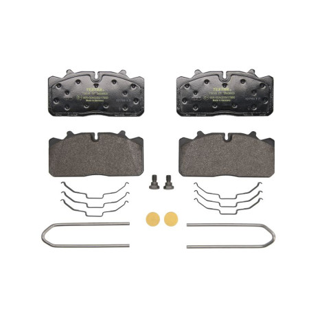 Set placute de frana Spate WABCO numar WVA: 29285 DAF LF 45 IVECO EUROCARGO I-III MAGIRUS RVI D MIDLUM BE110C-MIDR06.02.26Y/41 01.00- TEXTAR 29285 260 3 4 T3016