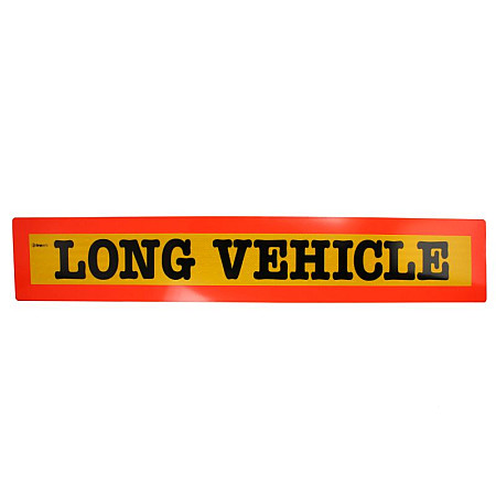Semn de avertizare Warning/information board LONG VEHICLE 1pcs 200mm x 1130mm CARGOPARTS CARGO-T134