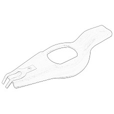 Furca decuplare, ambreiaj Furca debreiere MERCEDES SPRINTER 2-T B901 B902 01.95-05.06 OE MERCEDES 901 250 00 21