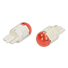 Bec incandescent EN P21W light bulb 2buc W21 red 12V 175W W3X16D Ultinon Pro3000 SI rosu PHILIPS PHI 11065U30RB2