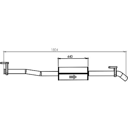 Toba esapamet intermediara Toba esapament Mijloc EURO 5 MERCEDES SPRINTER 35-T B906 SPRINTER 3-T B906 SPRINTER 46-T B906 SPRINTER 5-T B906 OM642.896-OM651.957 06.06- DINEX DIN54308