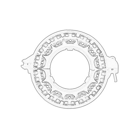 Fasung lampa, instrumente de bord Lamp bulb socket front for xenon light bulbs D1S OPEL ASTRA J INSIGNIA A OE OPEL 12767661