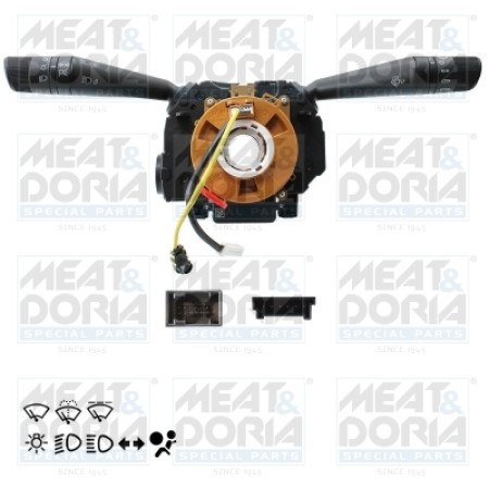 Comutator coloana directie Combined switch under the steering wheel FIAT FIORINO/MINIVAN QUBO 03.15- MEAT &amp; DORIA MD231682