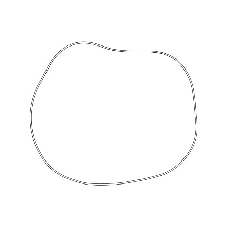 Garnitura, capac supape Rocker cover gasket PERKINS 052109072