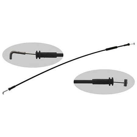 Cablu, deblocare usi Cablu usa Dreapta/Stanga L-695mm MAN TGA TGL I TGM I 06.99- FEBI BILSTEIN 40897