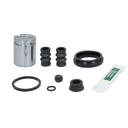 Kit reparare etrier Brake caliper repair kit rear L/R piston diameter: 41 ALFA ROMEO 159 4C 4C SPIDER BRERA SPIDER AUDI A3 A4 B6 A4 B7 TT CHEVROLET ORLANDO CHRYSLER PT CRUISER 1.2-4.7 05.91- BUDWEG BUD2091413