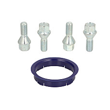 Trusa de montare a jantei de aliaj Fitting kit FZ06 63.3-58.1 B C19B24 60 cone M12x125 L24 1 kit / 1 wheel - 4 holes ITWHEELS ITW49049