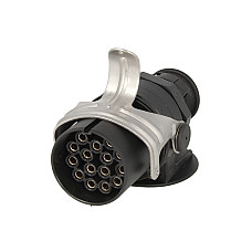 Stecher Mufa de metalica rasucit numar pini: 15 forma mufa: rotund ADR 24V TRUCKLIGHT PL-15-ADR/2