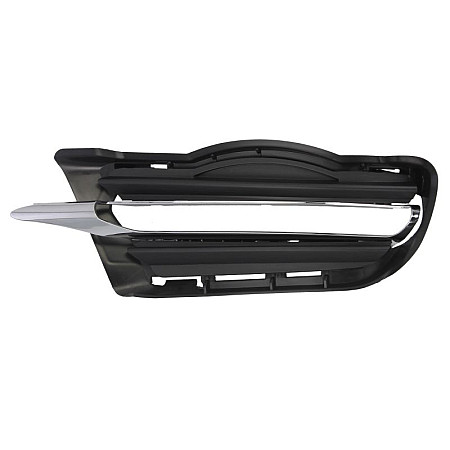 Grila ventilatie, bara protectie Acoperire bara fata Fata Dreapta cu gauri LED negru MERCEDES C C204 C T-MODEL S204 C W204 01.07- 09.10-08.11 BLIC 6502-07-3518920P