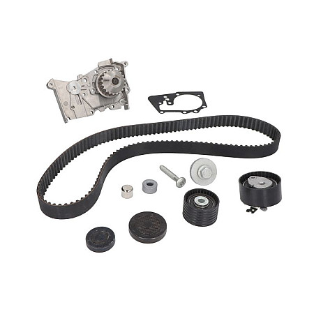 Set pompa apa + curea dintata Timing set belt + pulley + water pump RENAULT CLIO III FLUENCE GRAND SCENIC II GRAND SCENIC III LAGUNA II LAGUNA III MEGANE MEGANE II MEGANE III MODUS 1.6/1.6ALK/1.6LPG 11.02- BOSCH 1 987 946 389