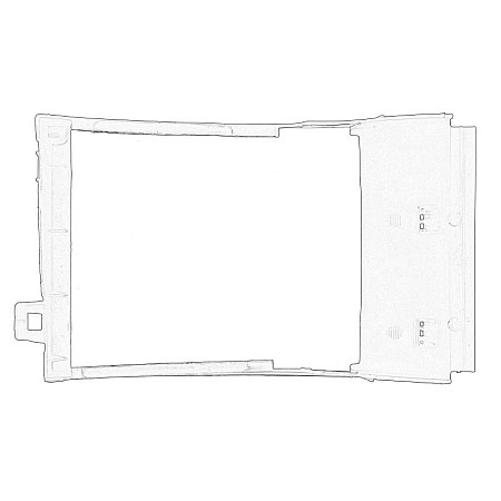 Deflector de aer, radiator ulei Air flow control module for intercooler DACIA LOGAN II SANDERO II 10.12- OE RENAULT 21 55 850 27R